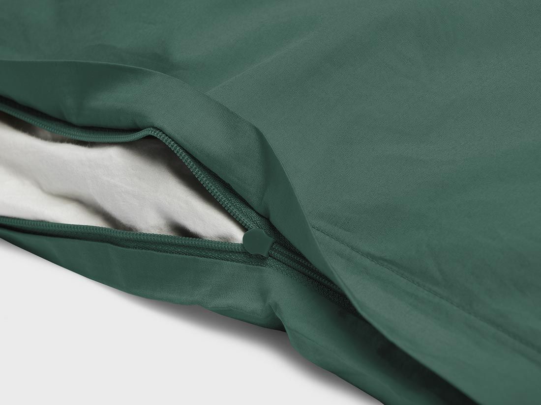 Påslakanset percale forest green