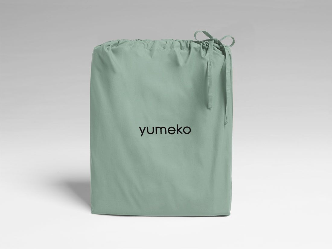 Sengesæt percale jade green