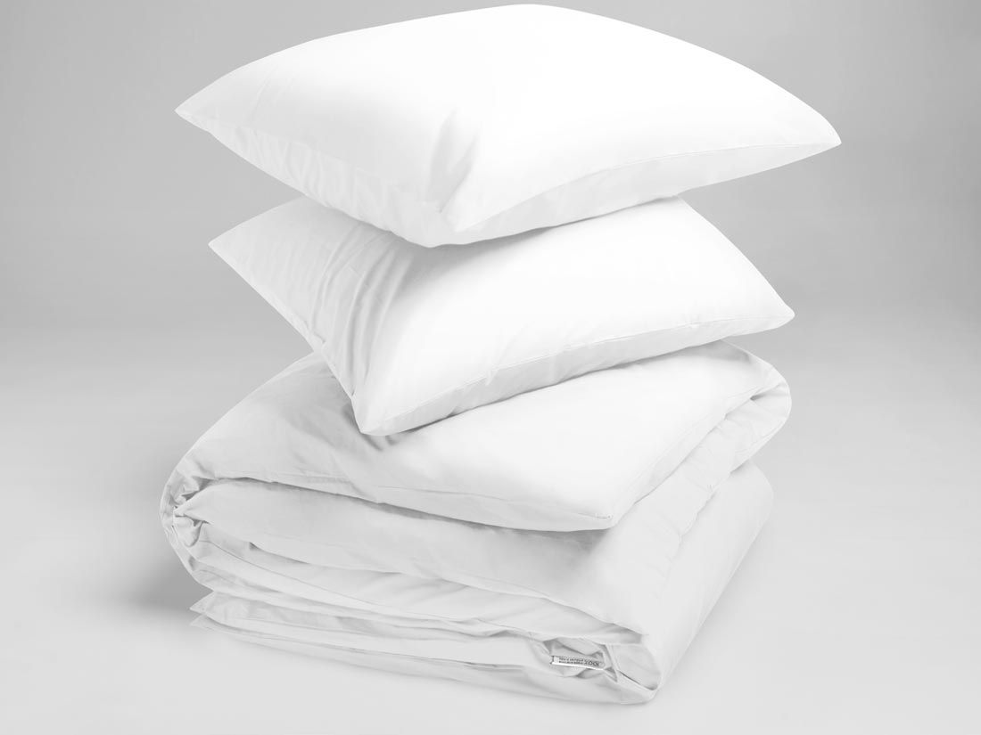 Perkal-Bettwäsche Pure White