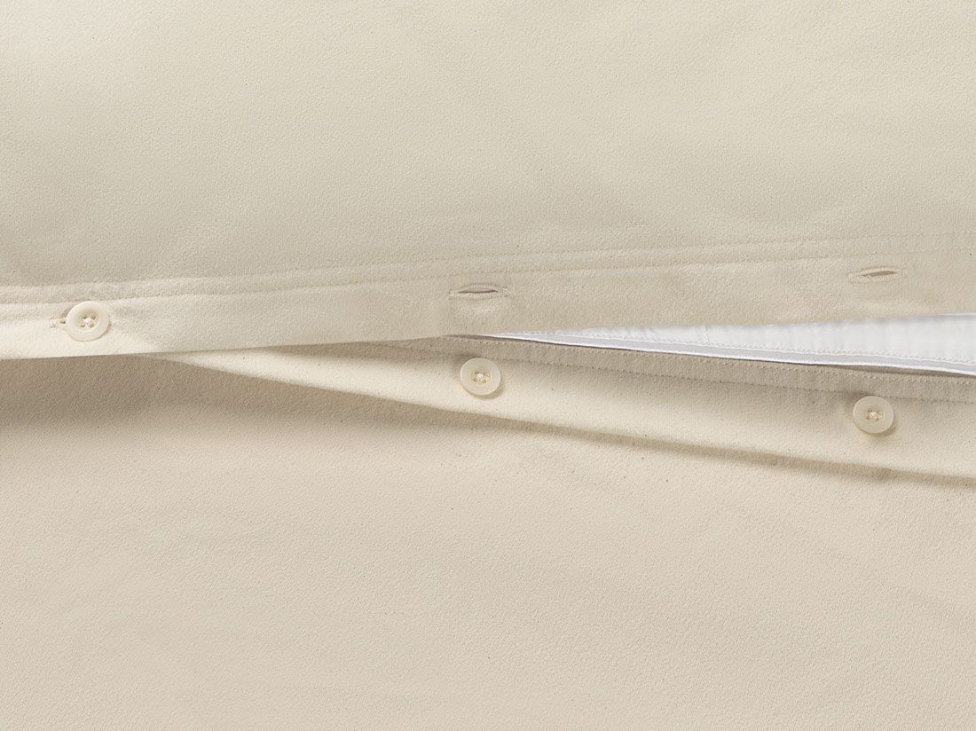 Flanell-Bettwäsche Naturell