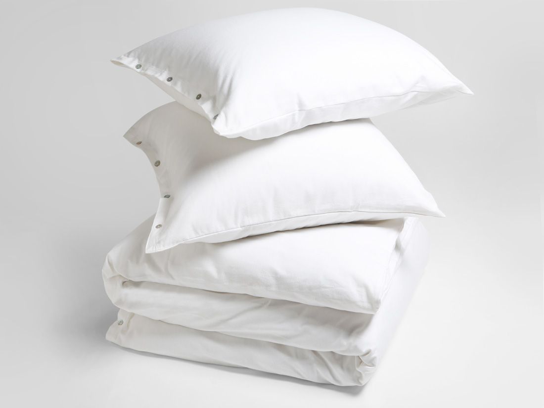 Bettwäscheset Flanell Pure White