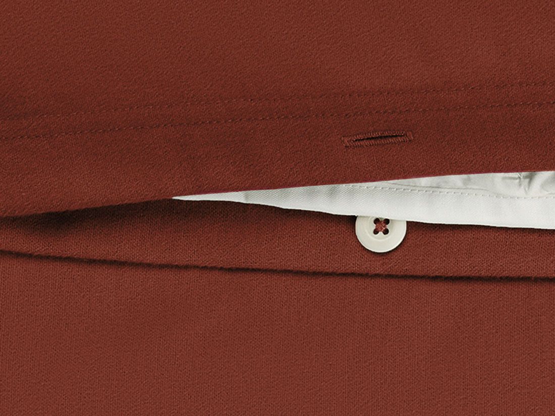 Parure de lit flanelle de coton velours rouge