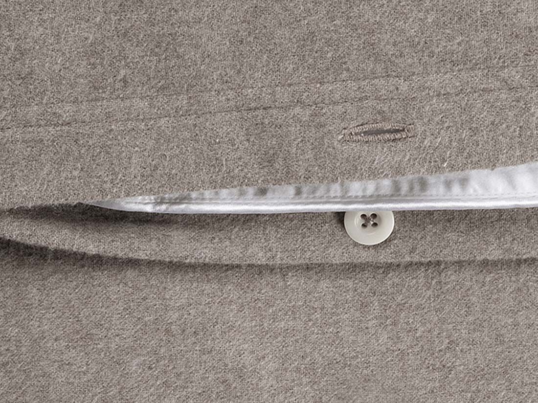 Bettwäscheset Flanell Stone Brown