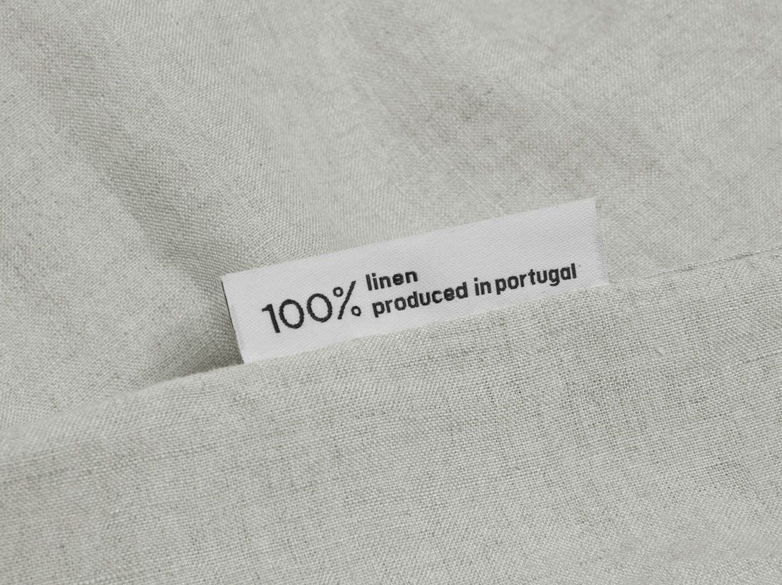 Kinderbettwäsche Gewaschenes Leinen Misty Green