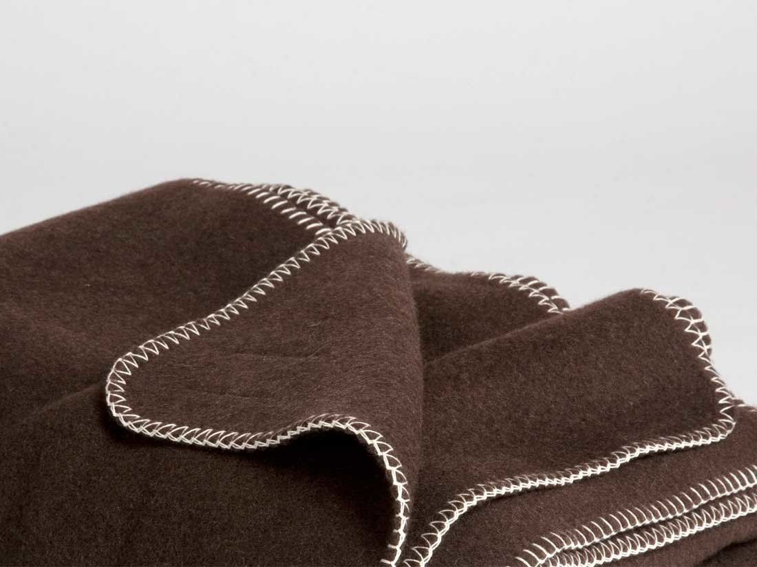 Filt i jakull dark brown