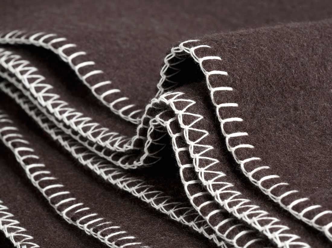 Filt i jakull dark brown