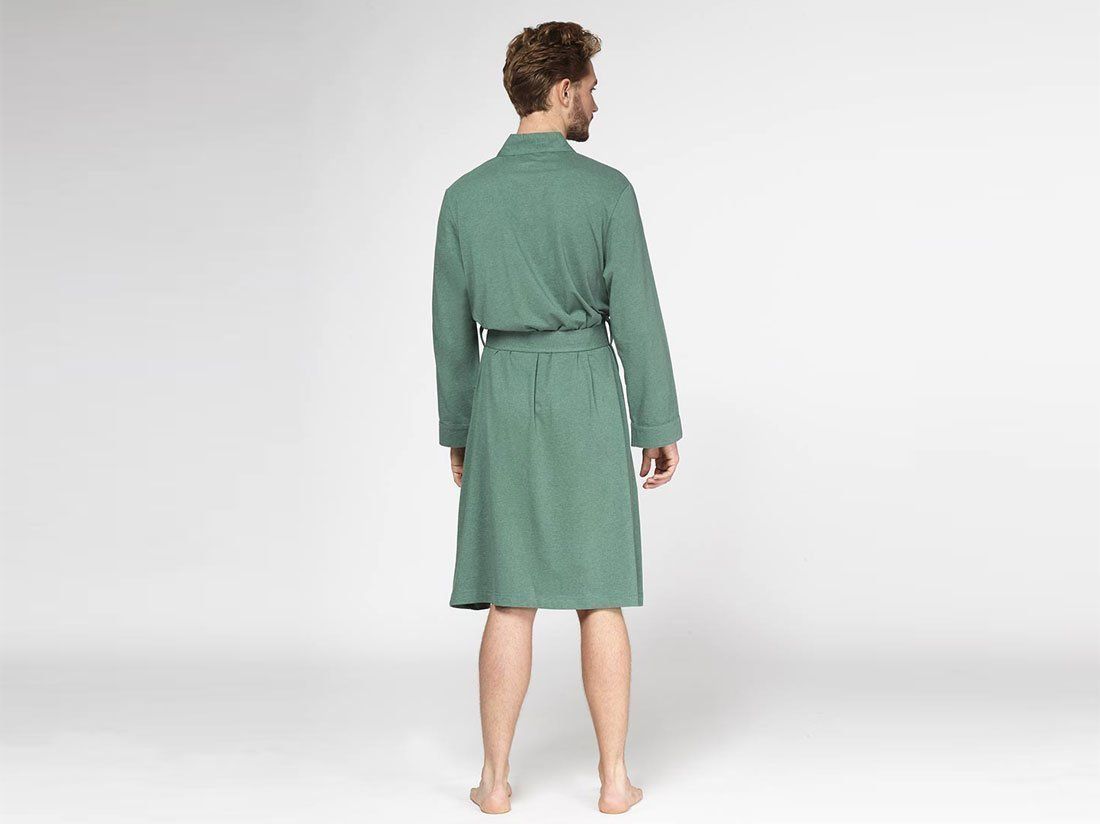 Peignoir jersey vert pin