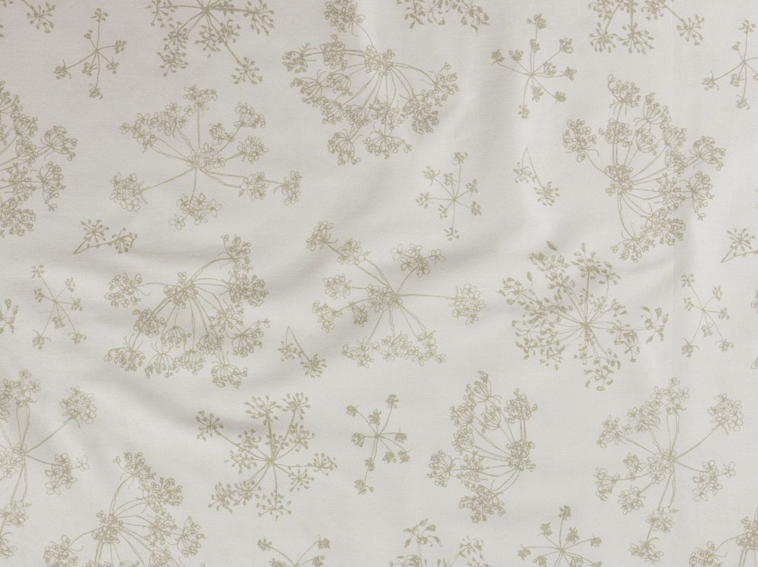 Drap-housse enfant satin de coton fleur naturelle