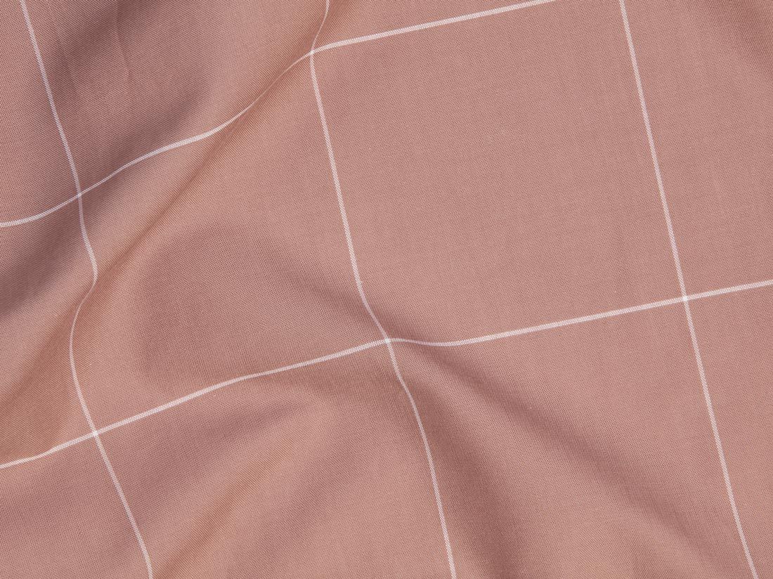 TENCEL™-Bettwäsche Doubleface Rose Check/Chambray