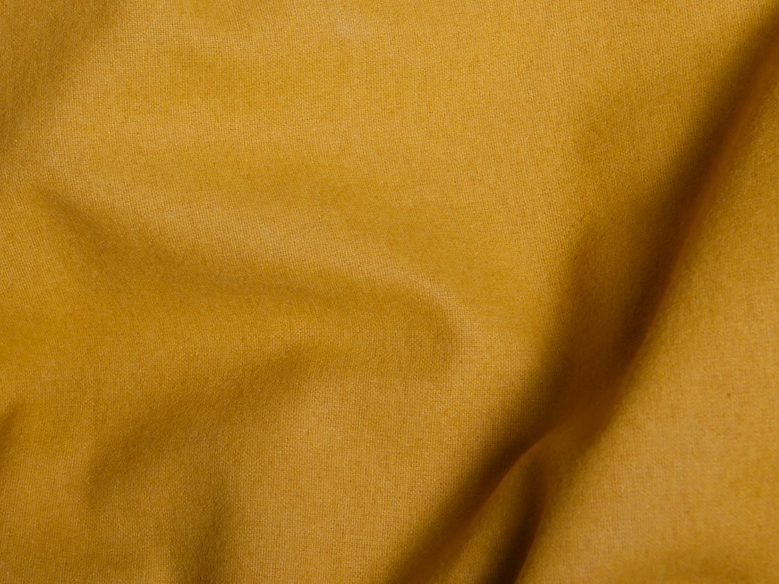 Pudebetræk bomuldsflonel indian yellow