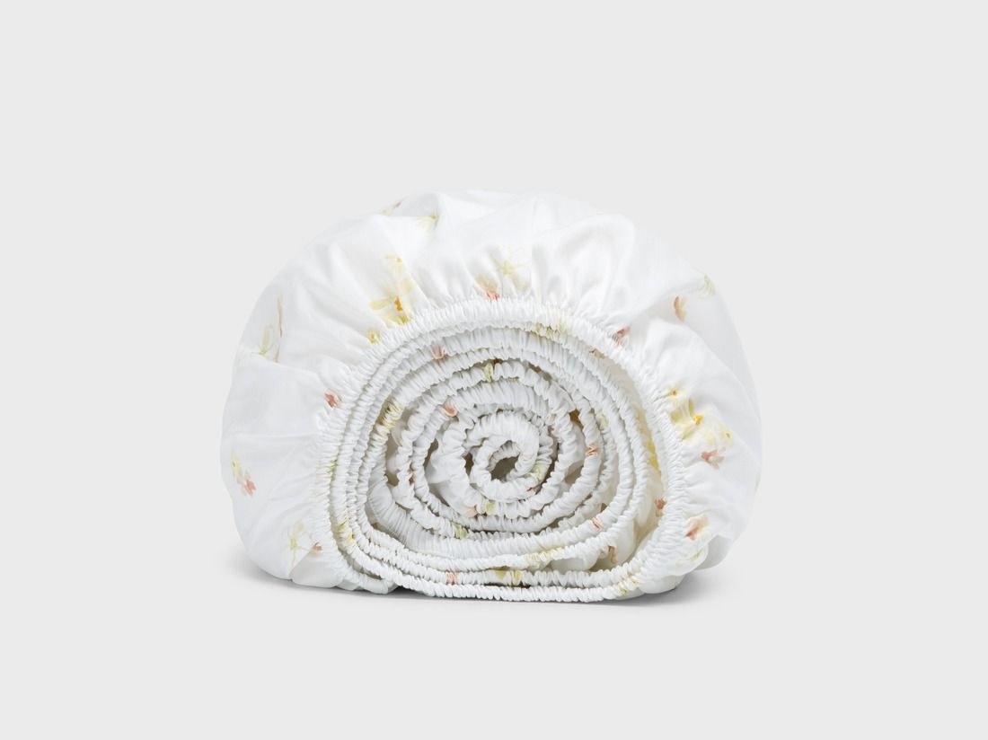 Kinderspannleintücher Baumwollsatin Flower Valley