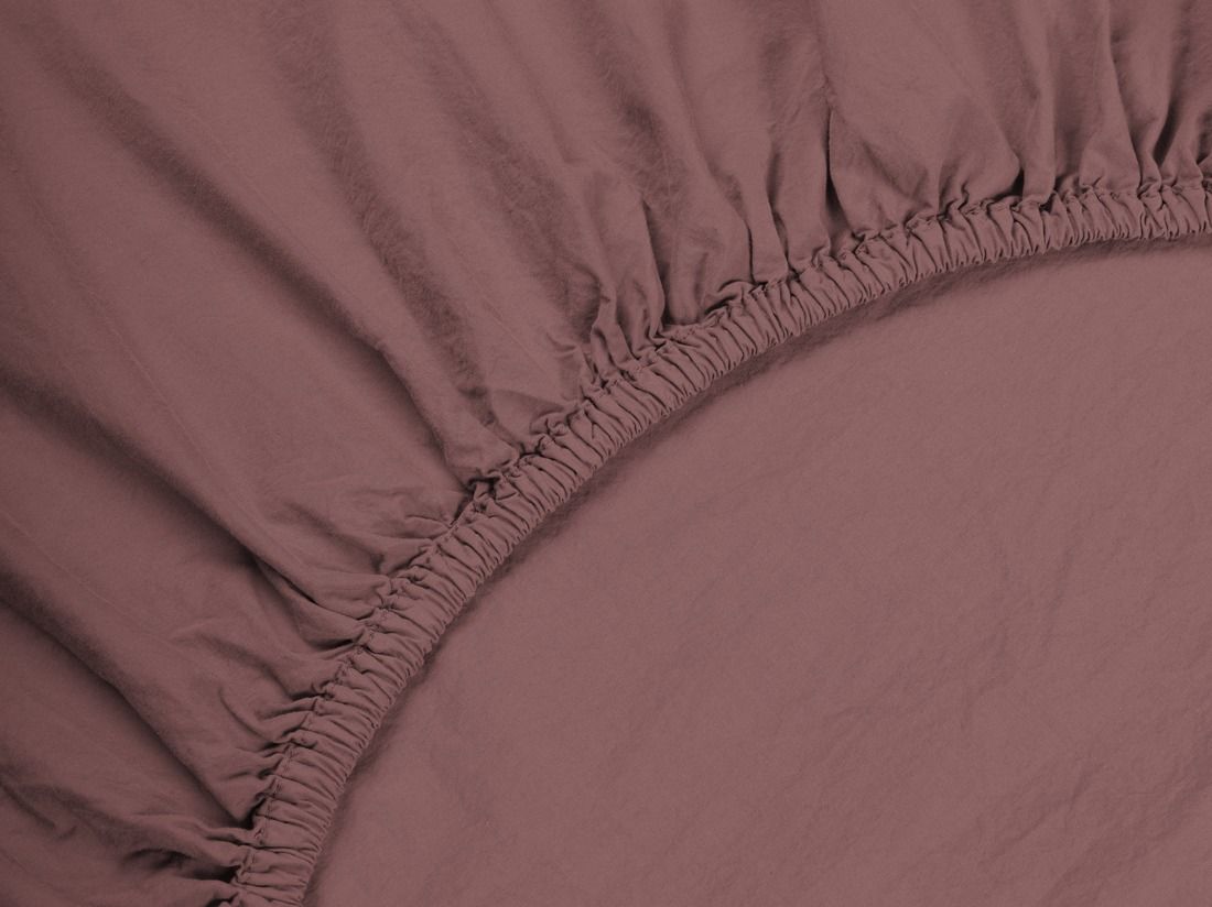 Faconlagen percale deep raspberry