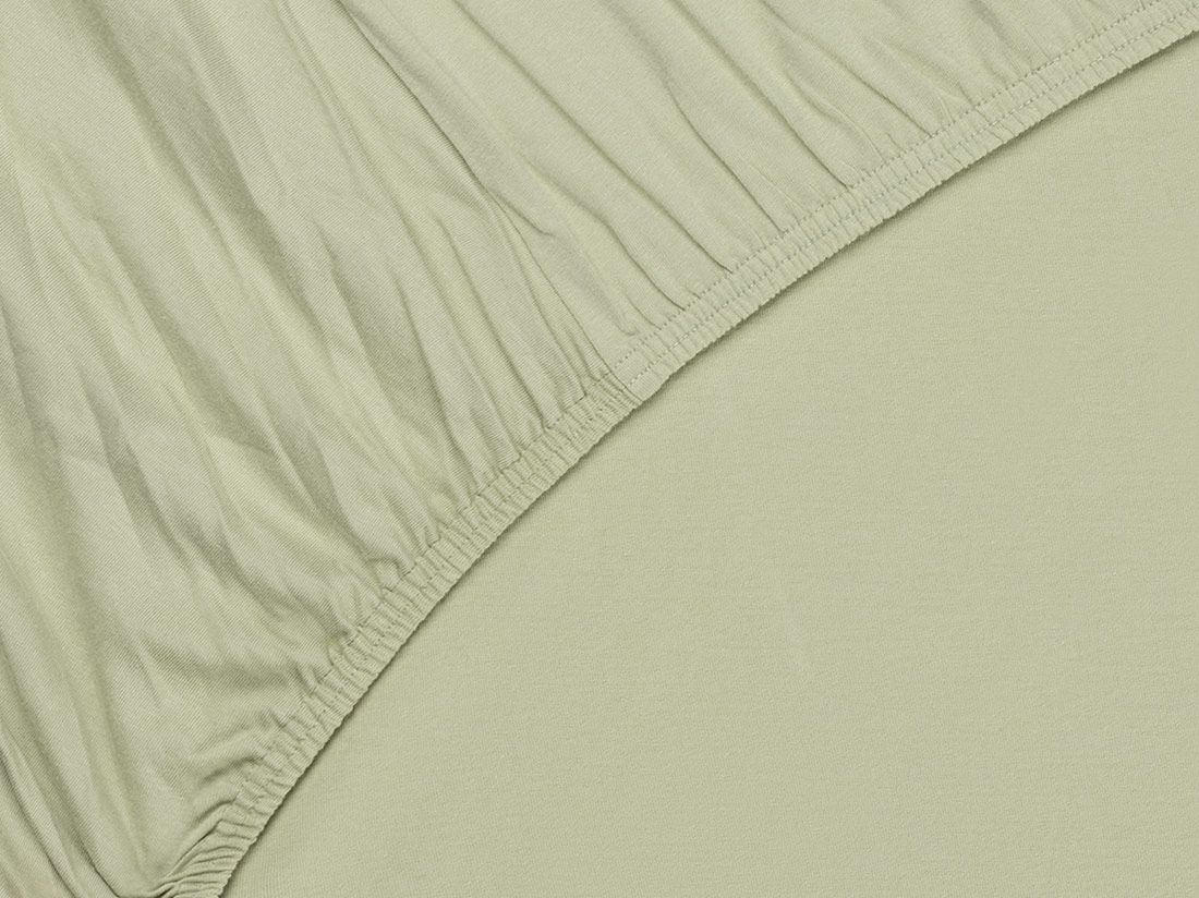 Drap-housse enfant jersey vert pistache