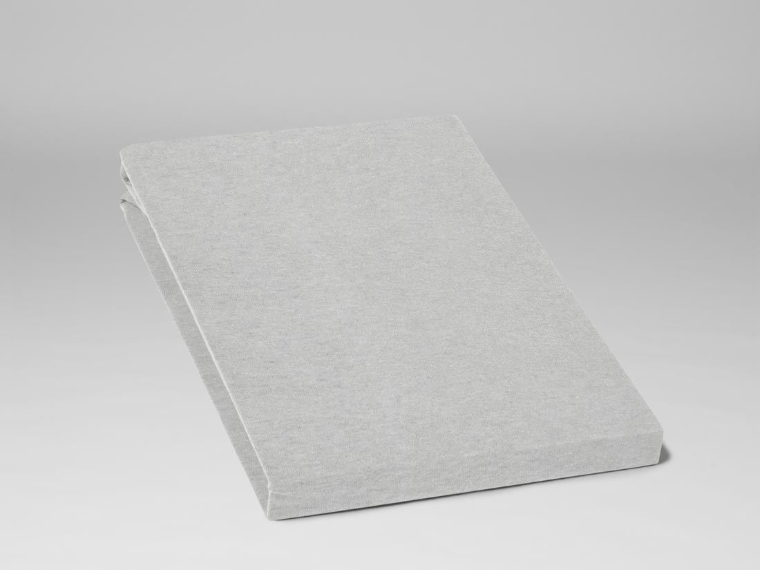 Dra-på-lakan jersey white grey