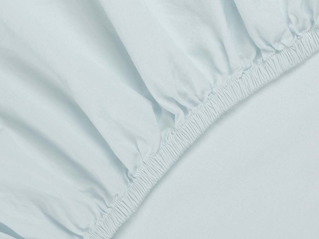 Faconlagen percale playful aqua