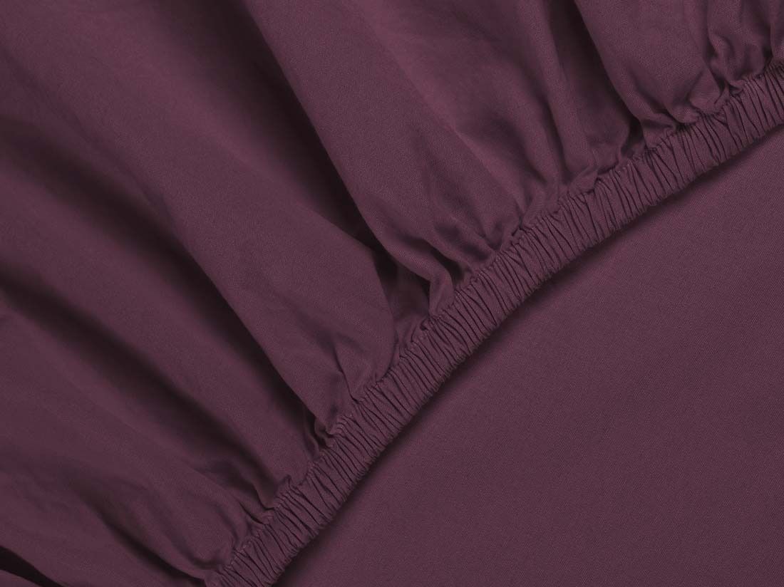 Børnefaconlagen percale plum paradise
