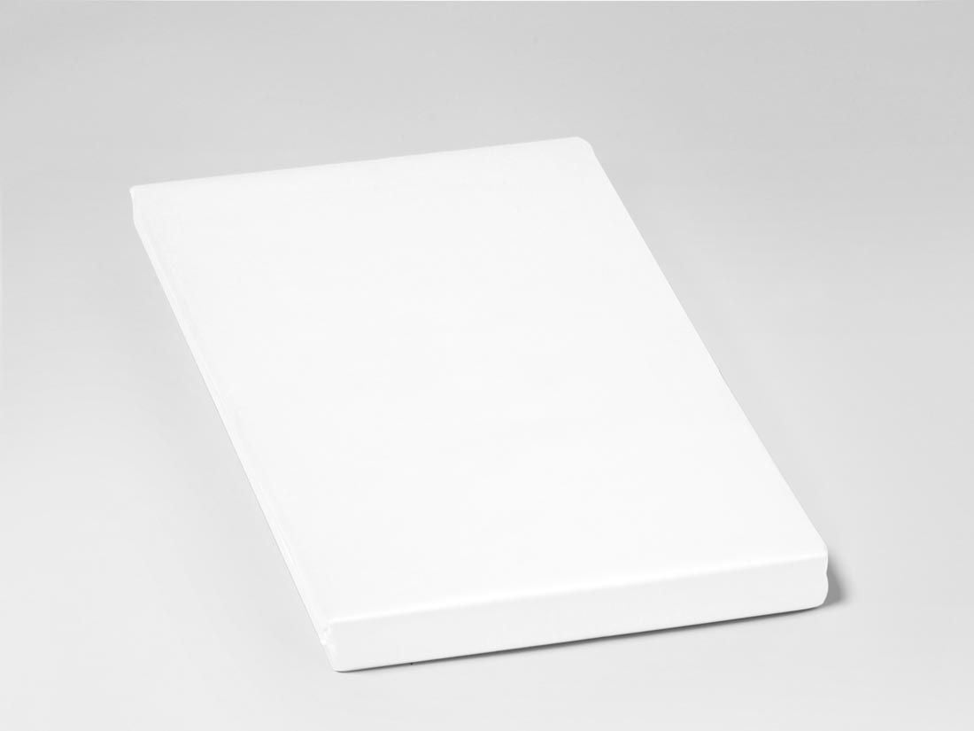 Spannleintücher Baumwollsatin Pure White