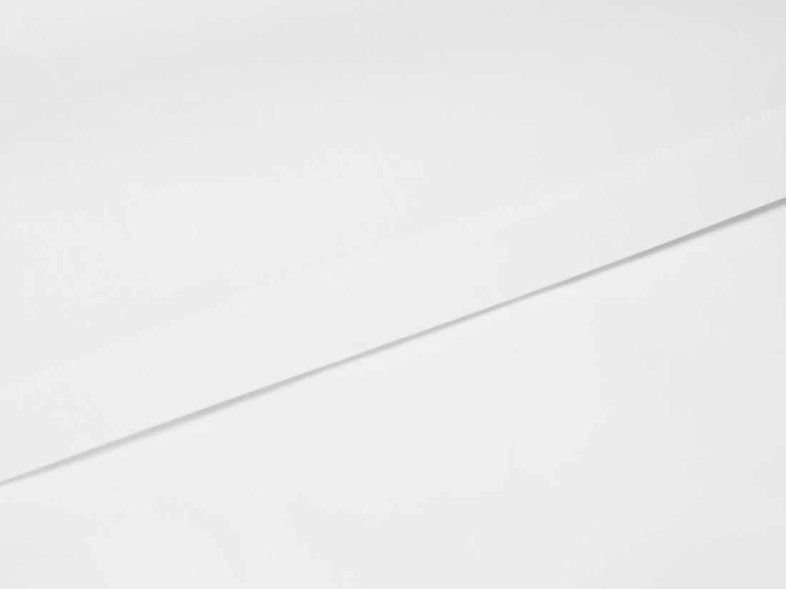 Kinderbettlaken Perkal-Baumwolle Pure White