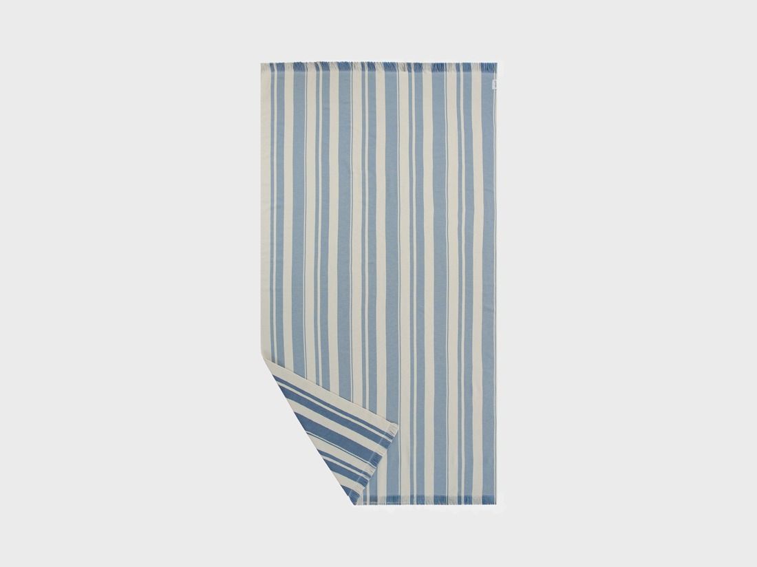 Hamamhandduk faded blue stripe 100x180 - 1 st.