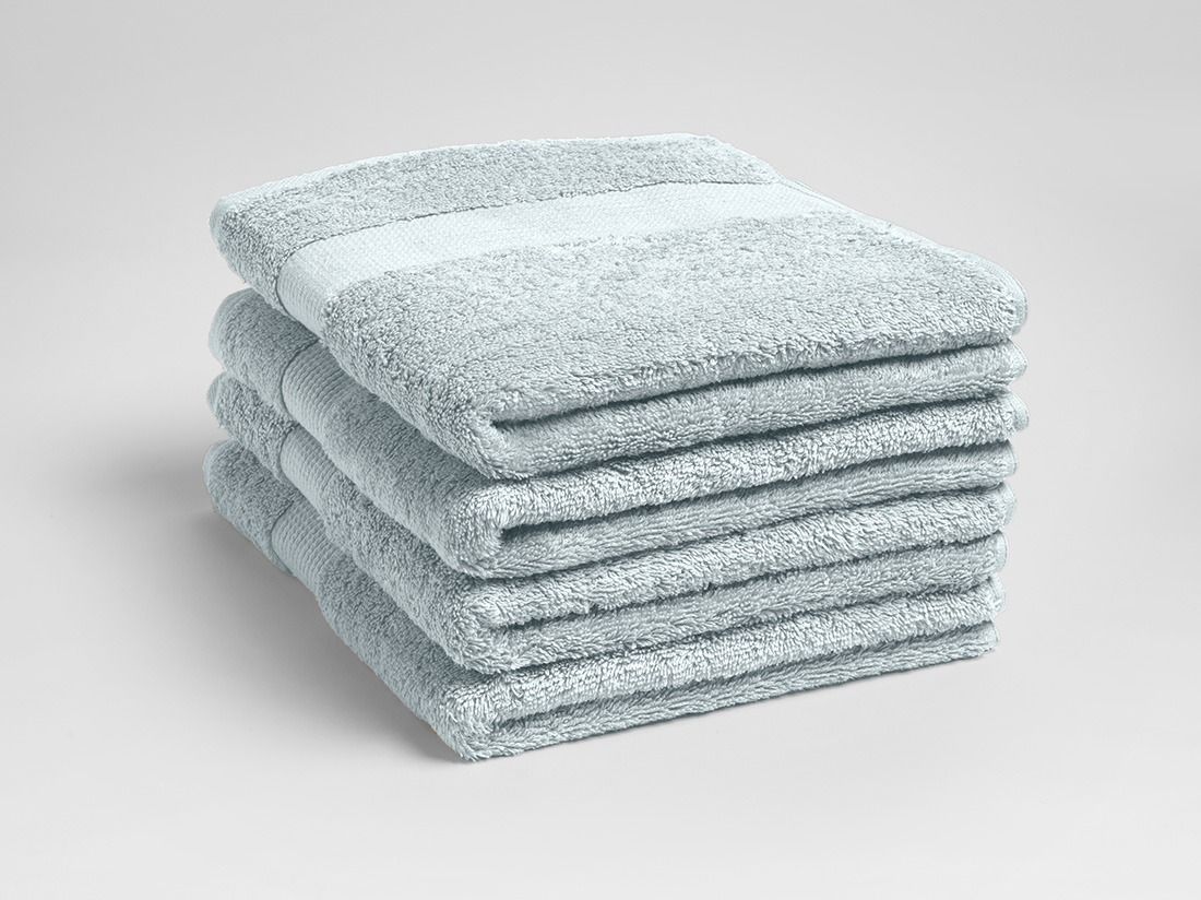 Håndklæder terry bubble blue 50x100