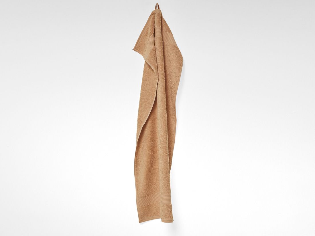 Serviette de toilette éponge miel 50x100