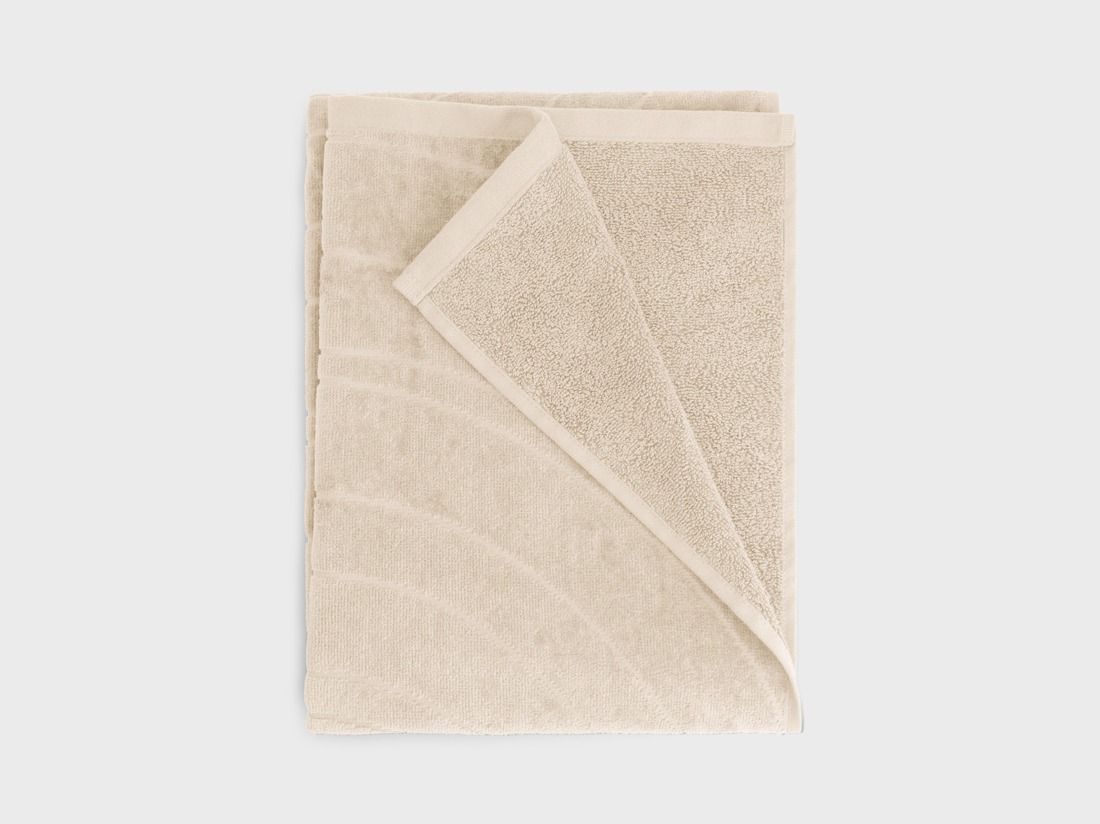 Handdoeken velours soft sand 50x100