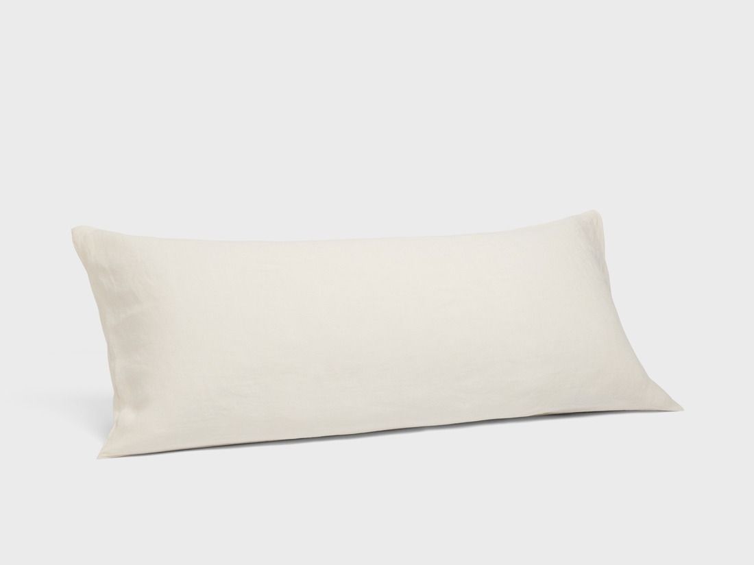 Hanf-Baumwoll-Kissenbezug Soft Cream