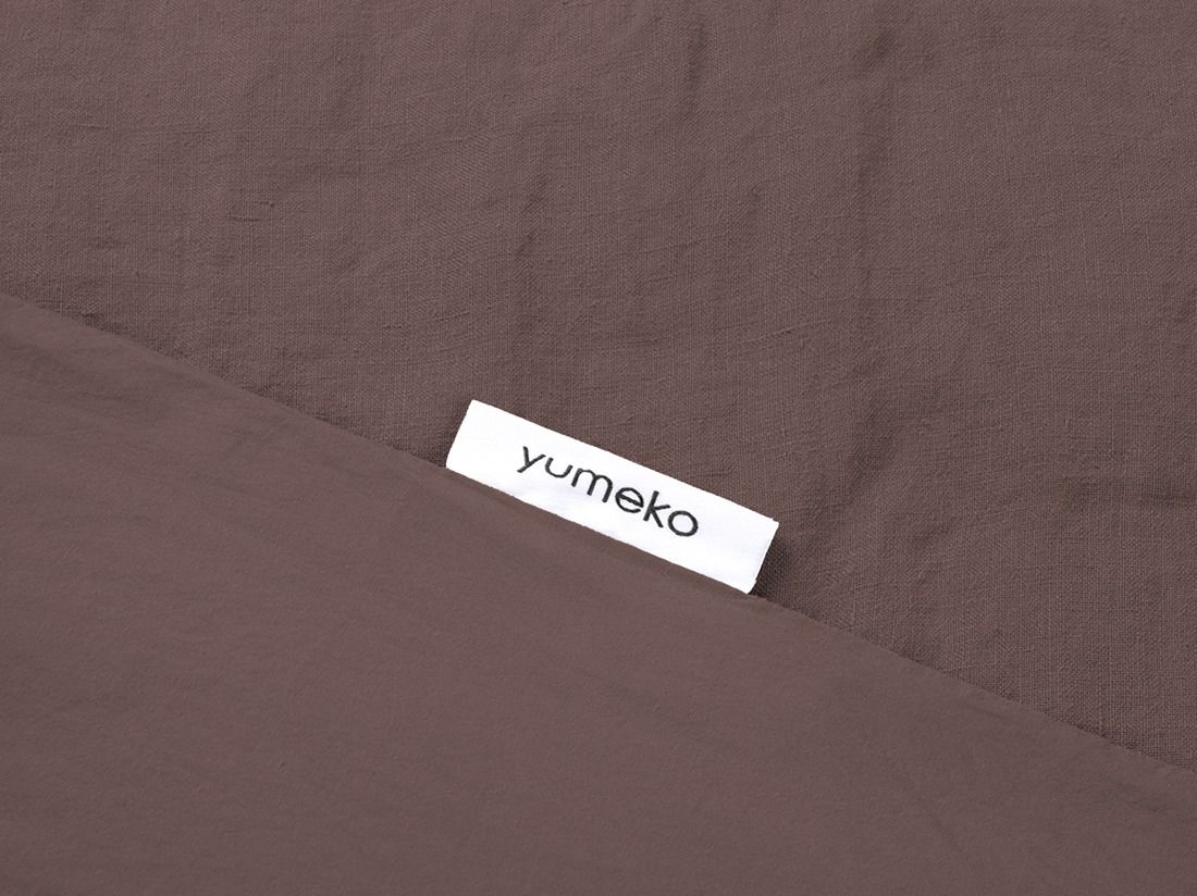 Hanf-Baumwoll-Bettwäsche Roasted Brown