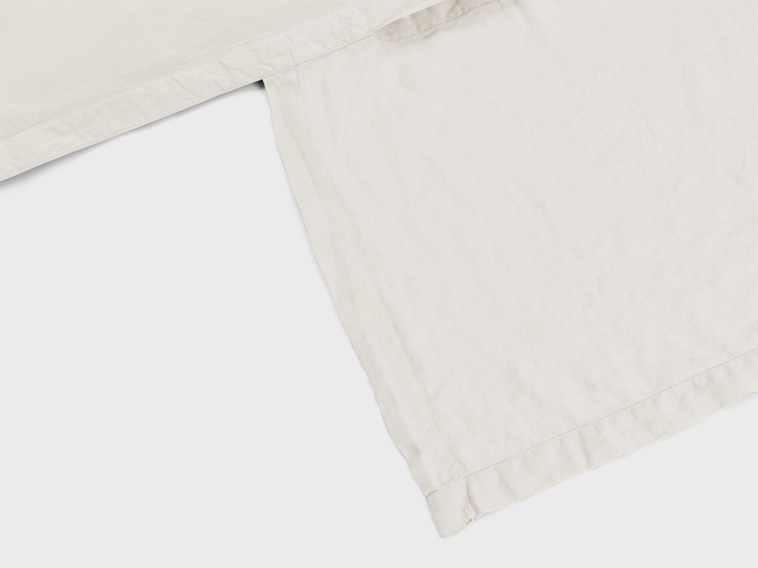 Dekbedovertrek hennep/katoen soft cream