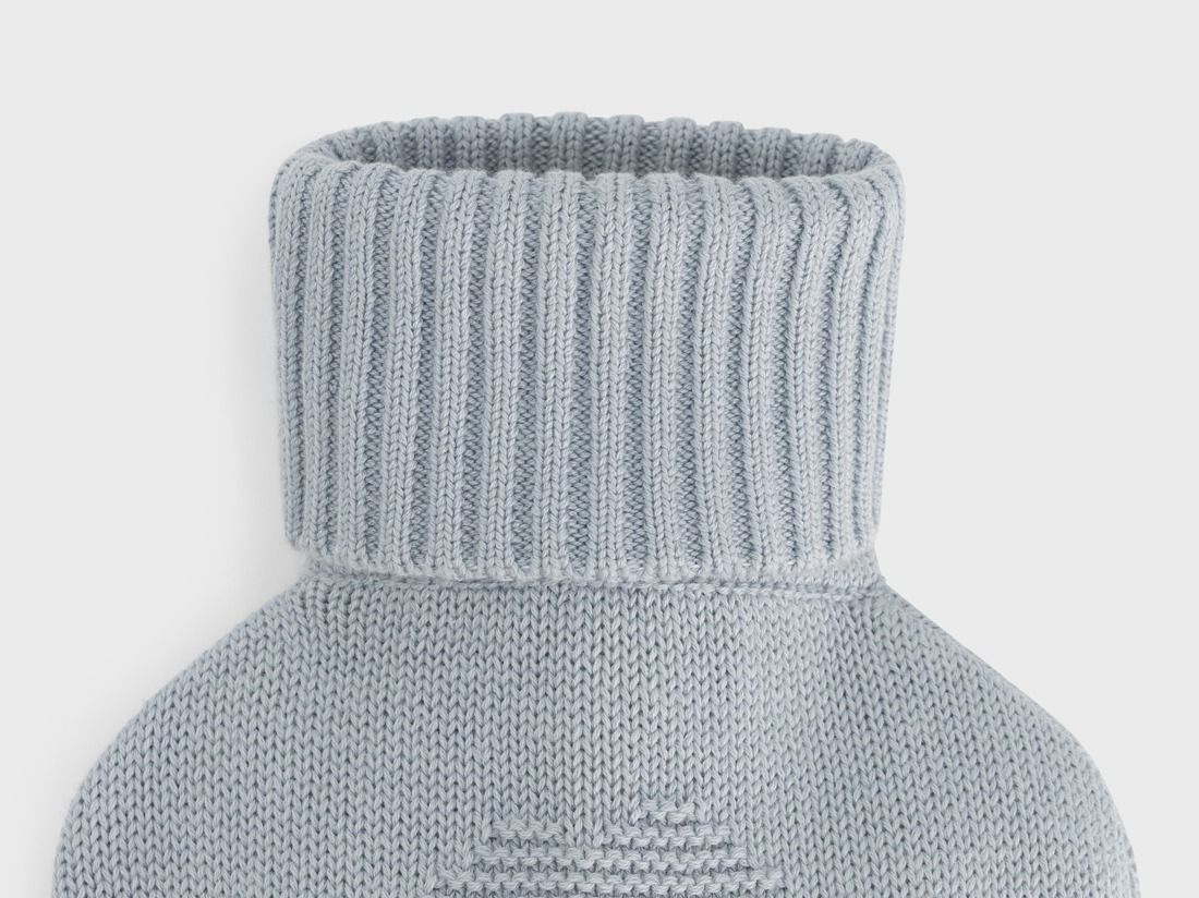 Varmvattenflaska med överdrag XS cloud faded blue