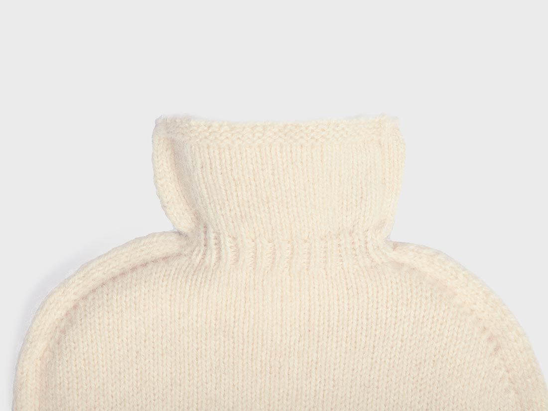 Varmedunkbetræk uld natural melange 36x20