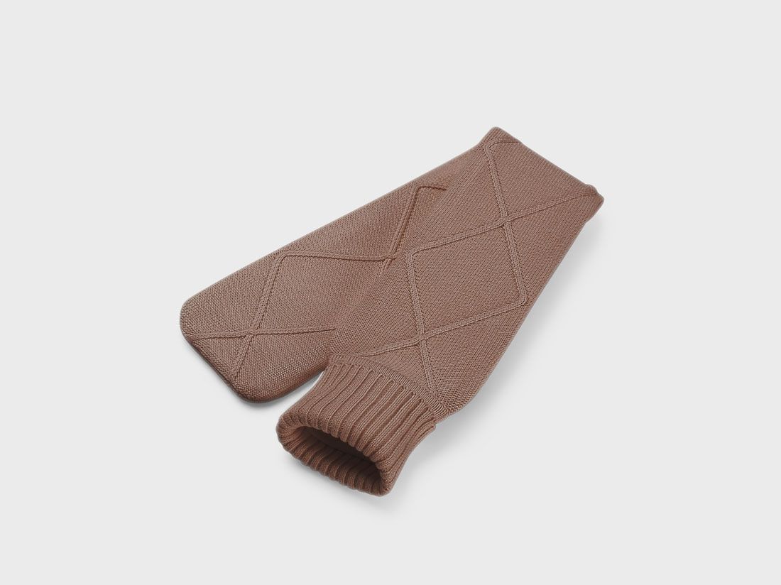 XL-Wärmflaschenbezug Baumwolle Cocoa Brown 78x12