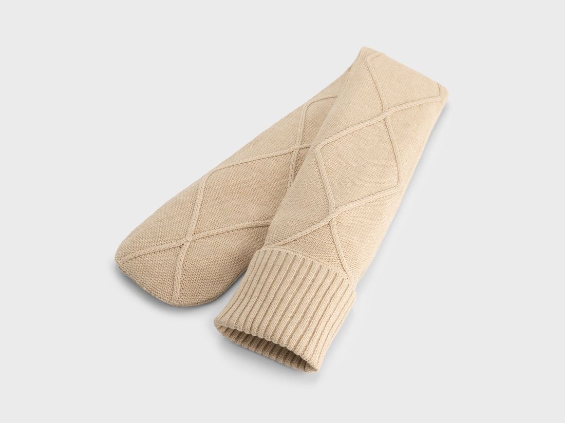 XL-Wärmflaschenbezug Baumwolle Oat Melange 78x12