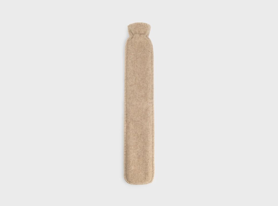 Kruikzak XL merino wol camel melange 78x12