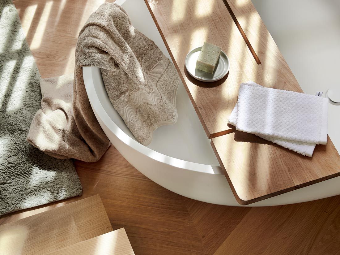 Drap de bain éponge taupe chaud 100x150 - 1 pc