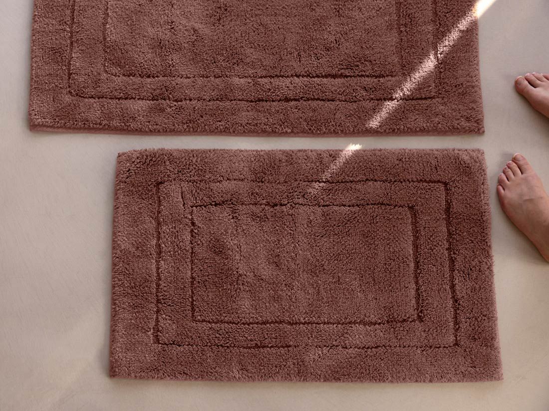 Badrumsmatta deluxe blush rose 60x100