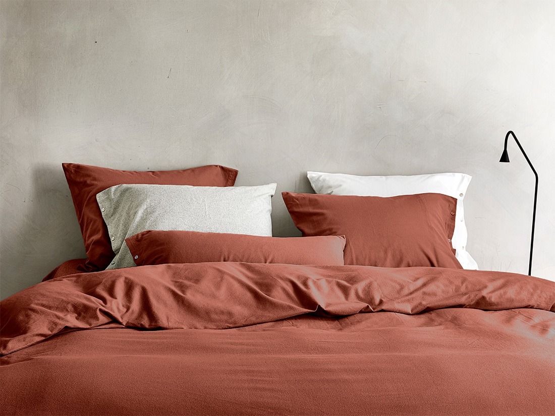 Flanell-Bettwäsche Red Velvet