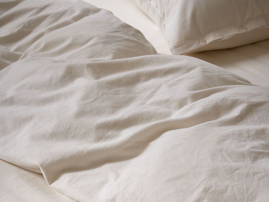 Flanell-Bettwäsche Naturell