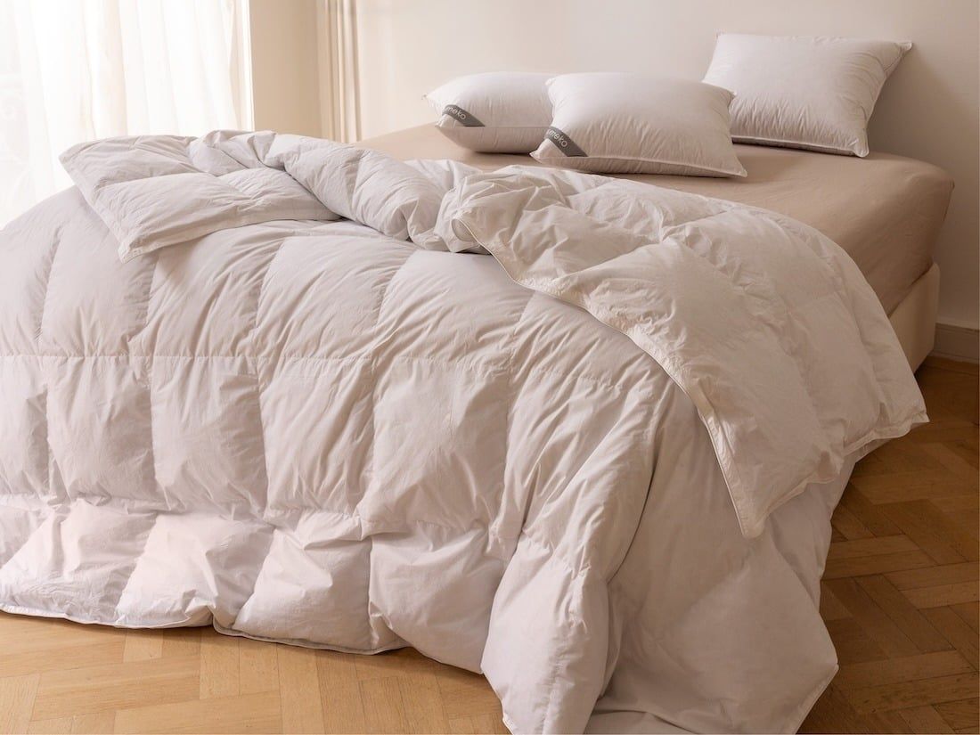 Premium gerecycled donzen dekbed lente/herfst