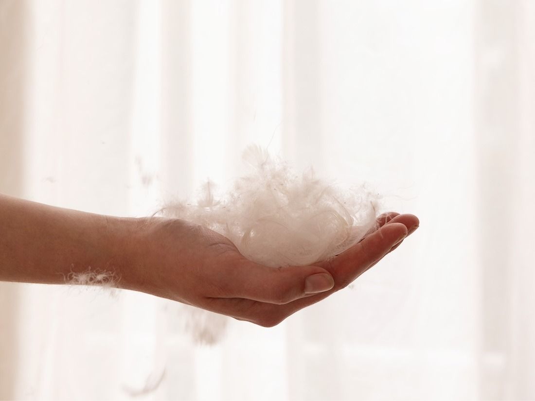 Recycelte Daunendecke Sommer