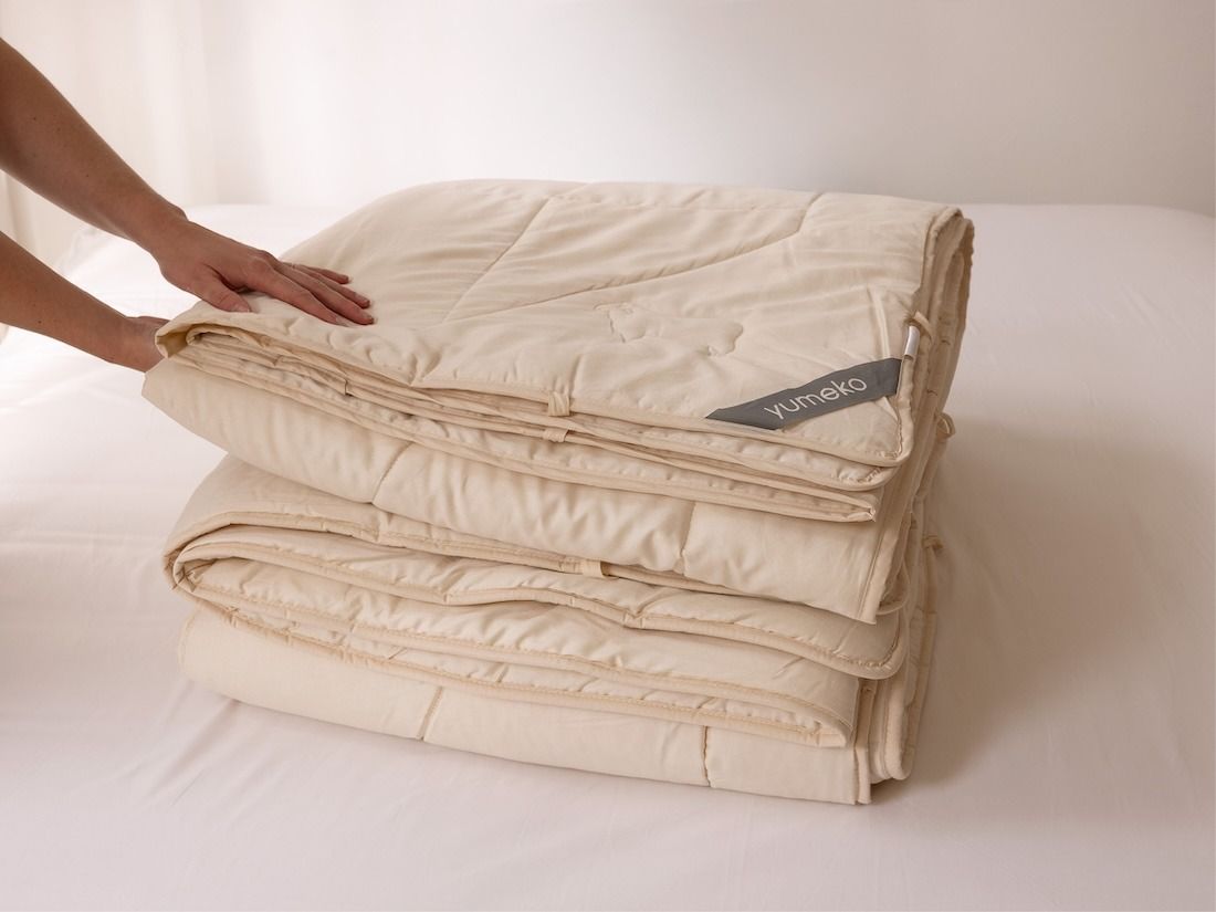 Couette en laine tempérée