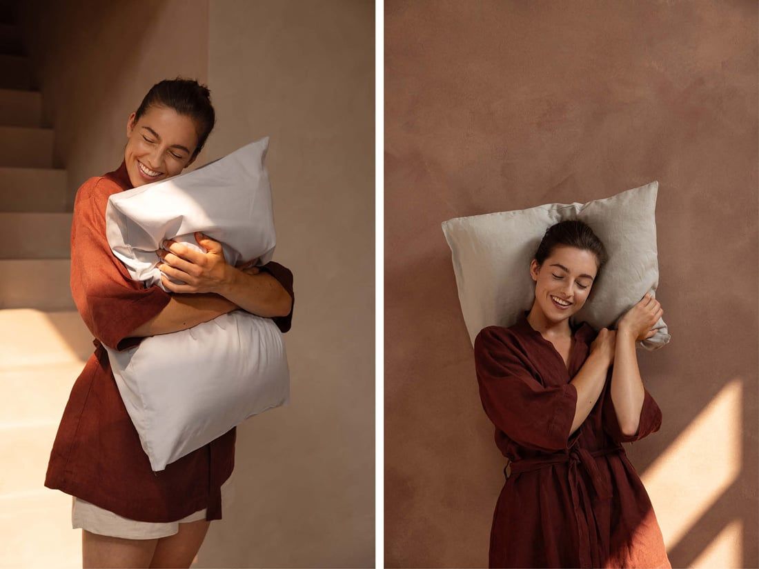 Oreiller en duvet 65x65 medium