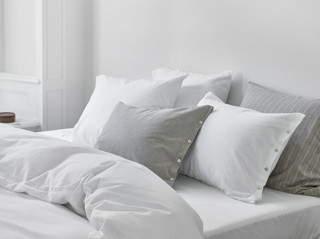 Bettwäscheset Flanell Pure White