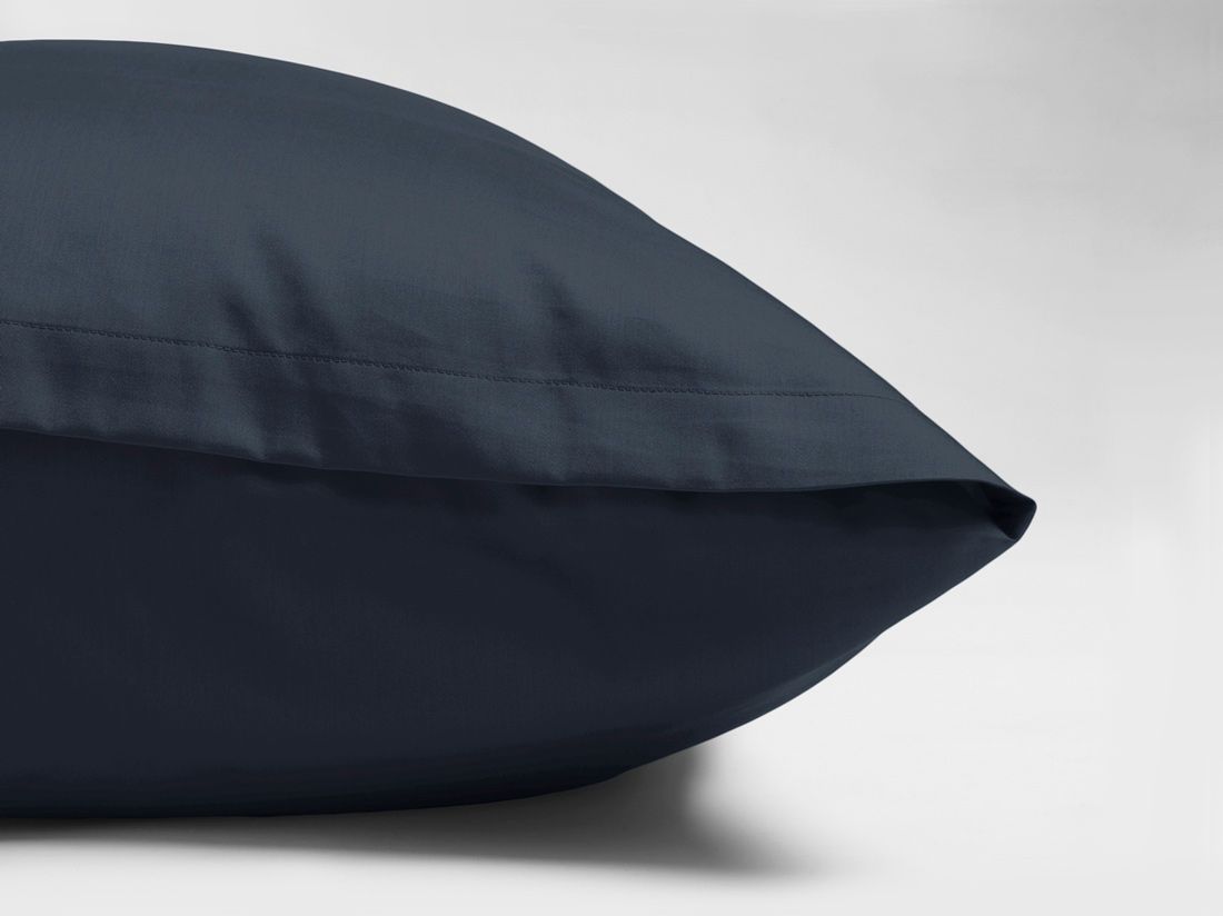 Kissenbezug Baumwollsatin Blueberry