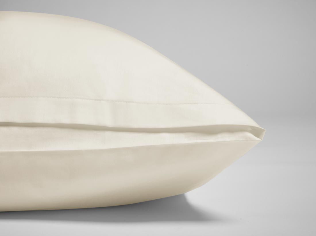 Satin-Bettwäsche Naturell