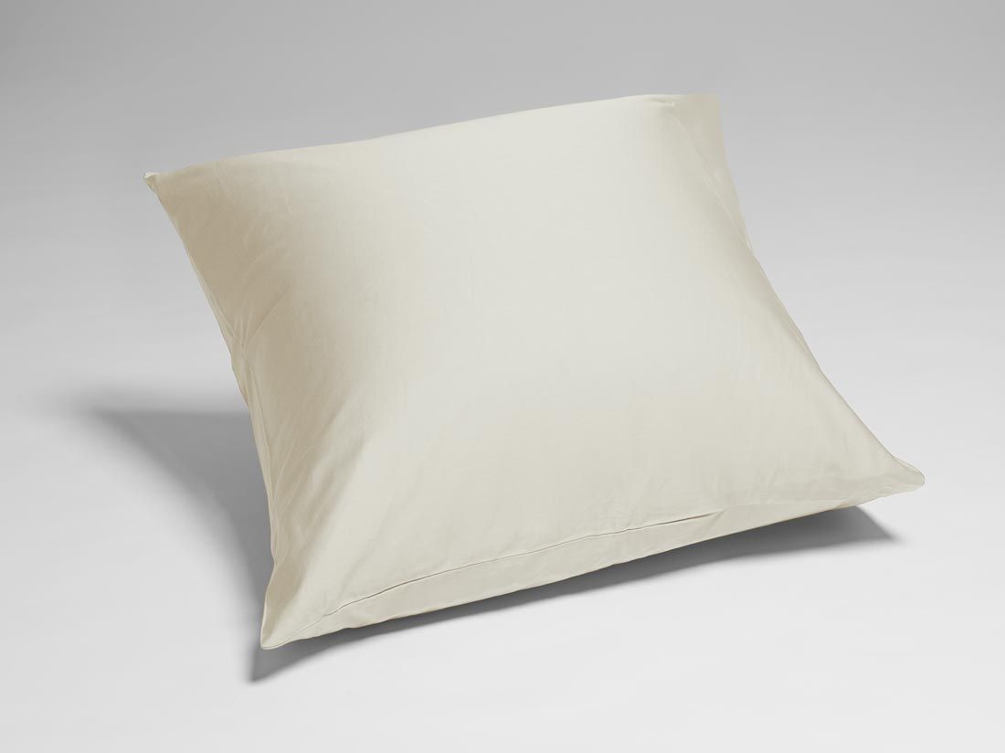 Kissenbezug Baumwollsatin Sandy Grey