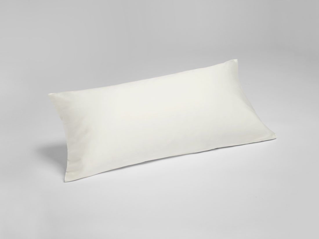 Kissenbezug Baumwollsatin Warm White