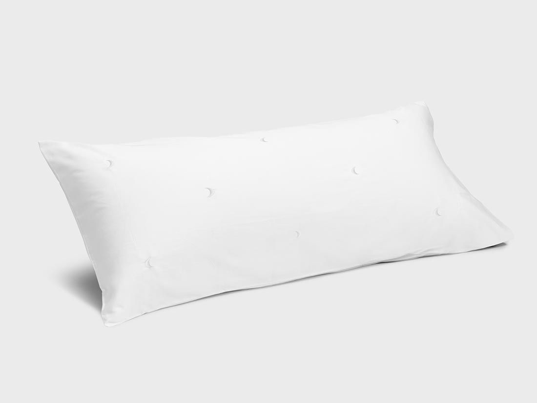 Pudebetræk bomuldssatin white moon