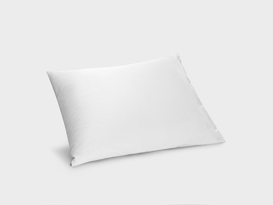 Kissenbezug Baumwolljersey Pure White