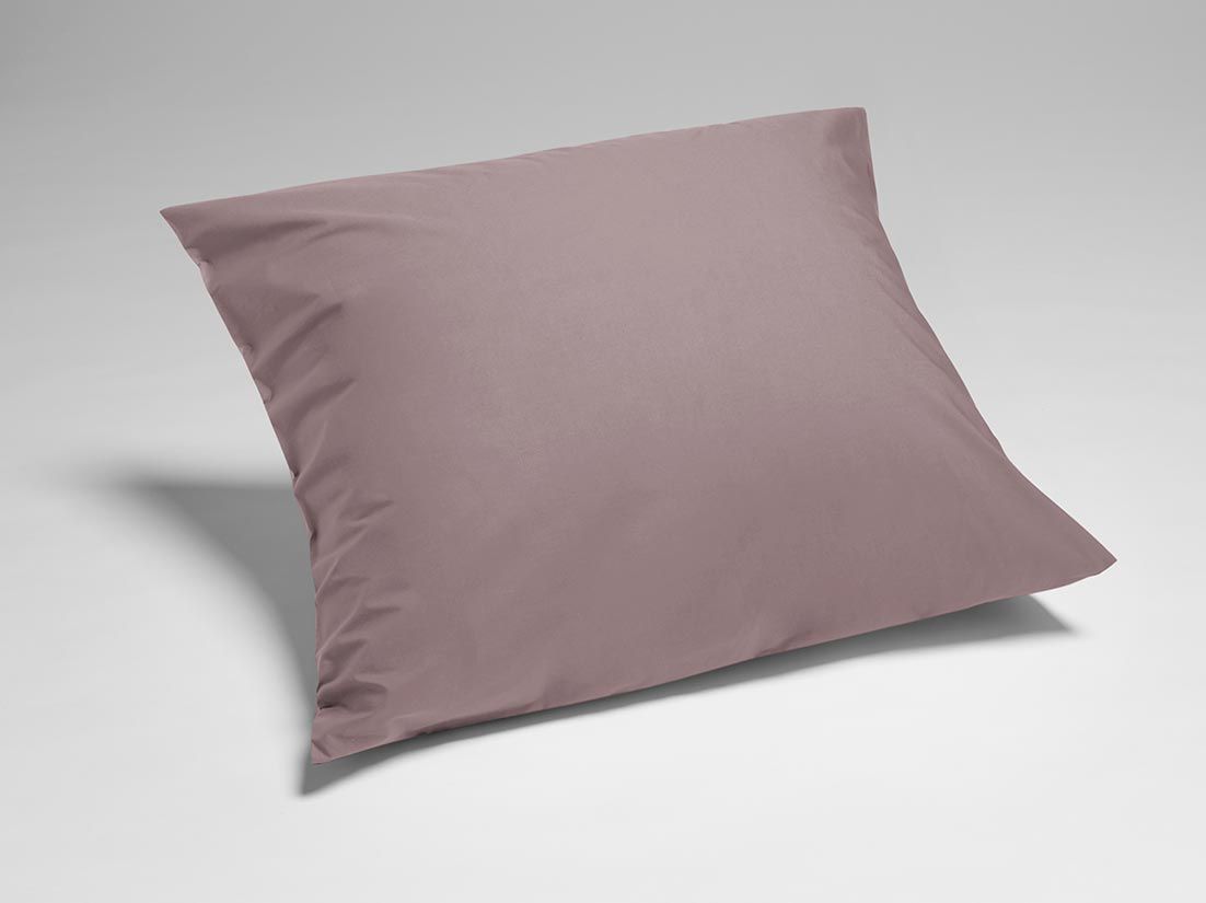 Kissenbezug Perkal-Baumwolle Mauve